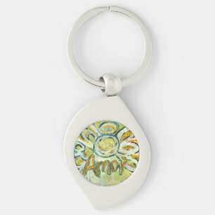 Porte-clés Amor Guardian Angel Word Porte - clés personnalisé