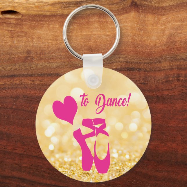 Porte-clés Amour À La Danse (Recto)