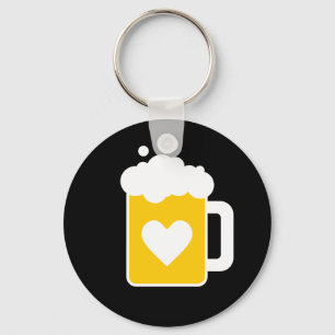 Porte-clés amour-bière