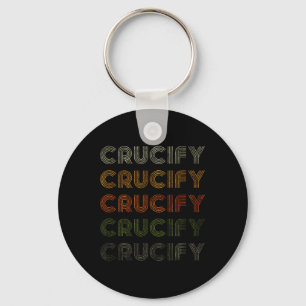 Porte-clés Amour Coeur Crucifier le Grunge Style Vintage Noir