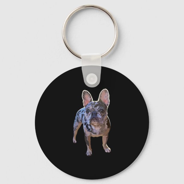 Porte-clés Amour de Bulldog (Recto)
