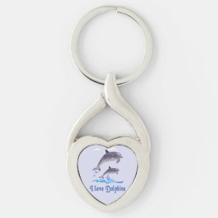 Porte-clés Amour de dauphin