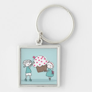 Porte-clés Amour de petit gâteau