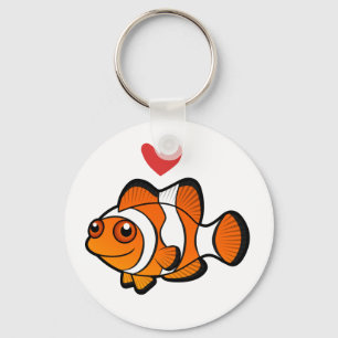 Porte-clés Amour de poisson clown