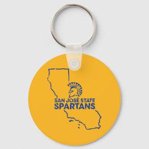 Porte-clés Amour de Spartans d'état de San Jose