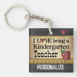 Porte-clés Amour Etre un enseignant de maternelle