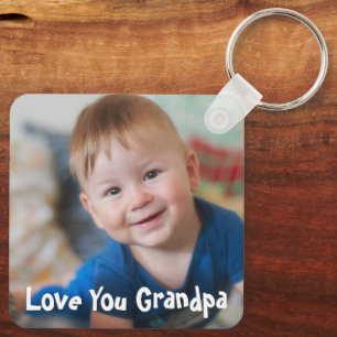 Porte-clés Amour Fun You Grand-Père Photo