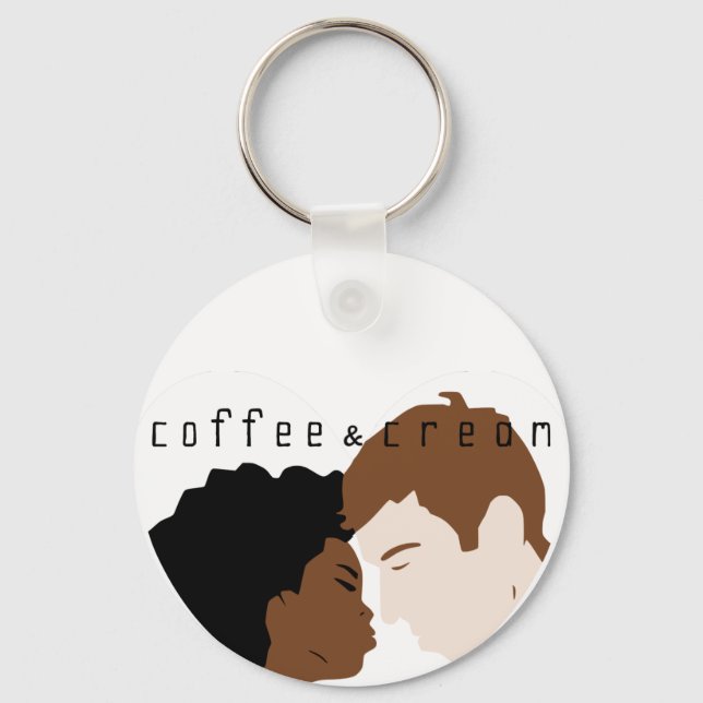 Porte-clés Amour interracial (Recto)