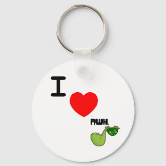 Porte-clés amour maladroit de la tortue