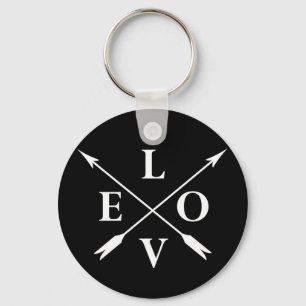 Porte-clés amour monogrammé
