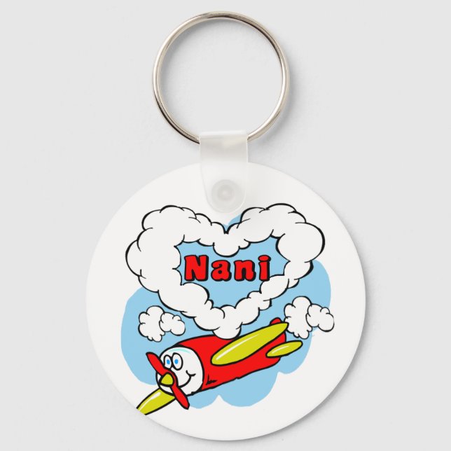 Porte-clés Amour Nani Kids Avion (Recto)