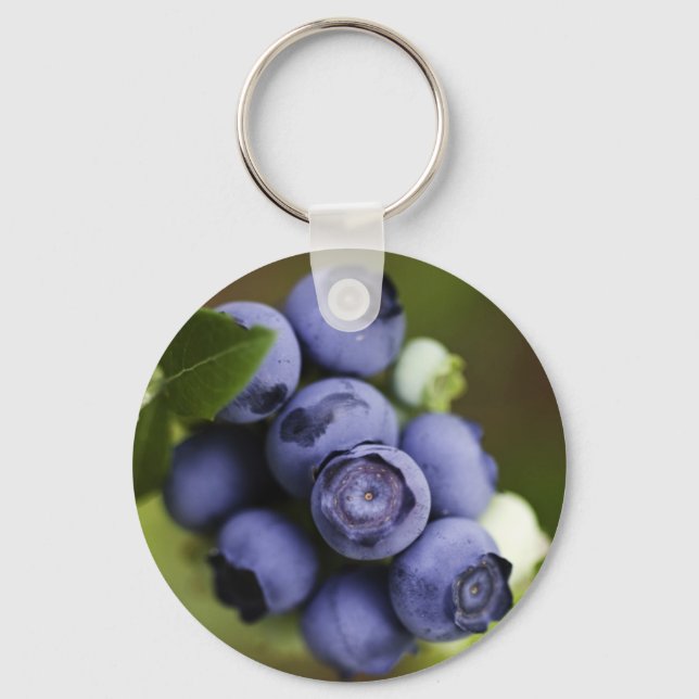 Porte-clés amoureux des bleuets (Recto)