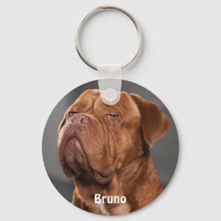 Porte-clés Amoureux des chiens photo personnalisé pour animal