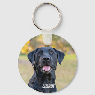 Porte-clés Amoureux des chiens photo pour animaux de compagni