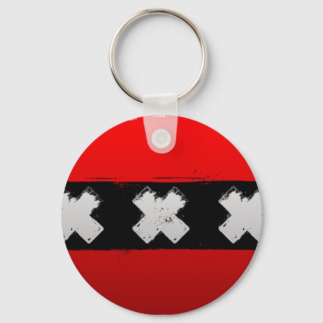 Porte-clés Amsterdam urbaine (Recto)