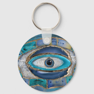Porte-clés Amulet de l'oeil malin Agression et or