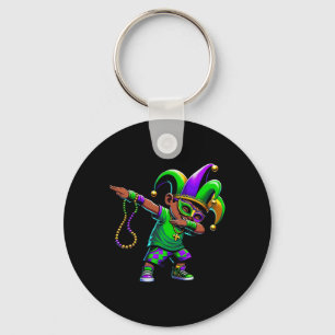 Porte-clés Amusant Dabbing Boy Mardi Gras Carnival Parade Boy