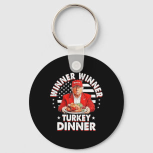 Porte-clés Amusant Humour Trump Gagnant Dîner Turquie