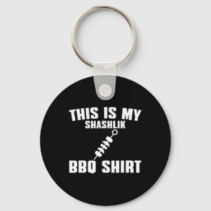 Porte-clés Amusant Shashlik Lover Humour Russe Bbq Outfit Mea