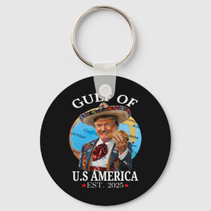 Porte-clés Amusant Trump Chemise Golfe Des États-Unis Amériqu