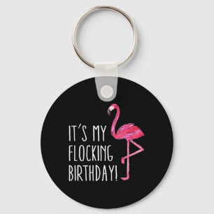 Porte-clés Amusants Anniversaire Hommes Femmes Rose Aquarelle