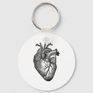 Porte-clés Anatomie cardiaque vintage