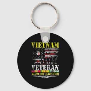 Porte-clés Anciens combattants du Vietnam Vintage Drapeau