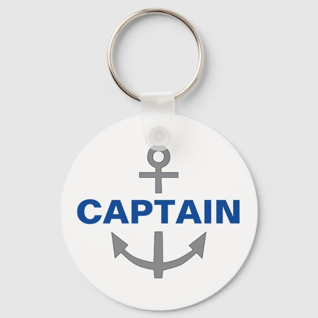 Porte-clés Ancre personnalisée (Recto)