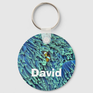 Porte-clés Anemone Fish Sea Themed Ocean Key Chain