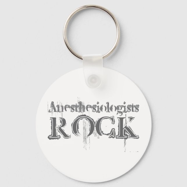 Porte-clés Anesthésiologiste Rock (Recto)