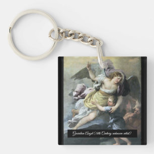 Porte-clés Ange baroque du gardien