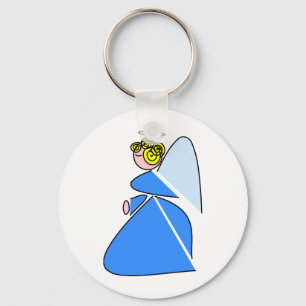 Porte-clés Ange géométrique