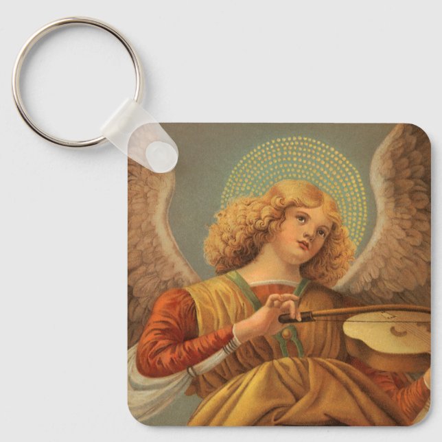 Porte-clés Ange Renaissance Jouer Violon Melozzo da Forli (Recto)