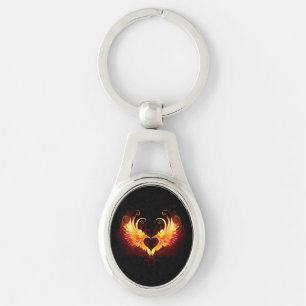Porte-clés Angel Fire Heart with Wings