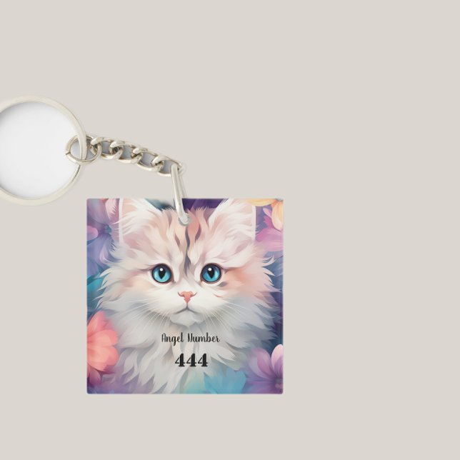 Porte-clés Angel numéro 444 chat (Créateur téléchargé)