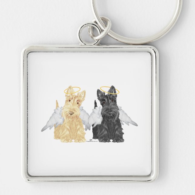 Porte-clés Anges Scottish Terrier (Devant)