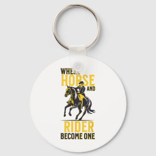 Porte-clés Anglais équitation Equestre Funny Dire Cheval Spor