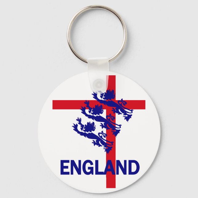 Porte-clés Angleterre Royal standard et St George cross (Recto)