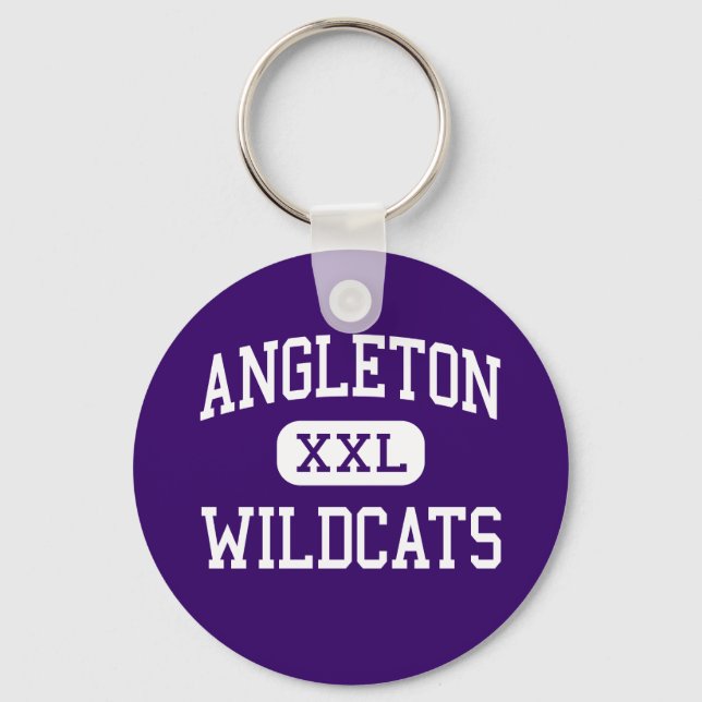 Porte-clés Angleton - Wildcats - Lycée - Angleton Texas (Recto)