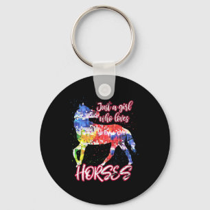 Porte-clés Animal Horse équitation Equestre Femmes filles Col