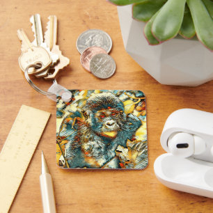 Porte-clés AnimalArt_Gorilla_005