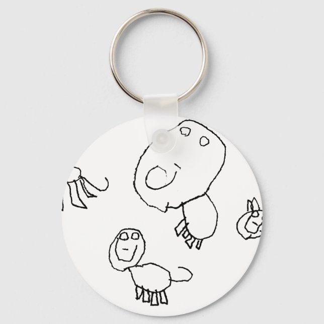 Porte-clés Animaux (Recto)