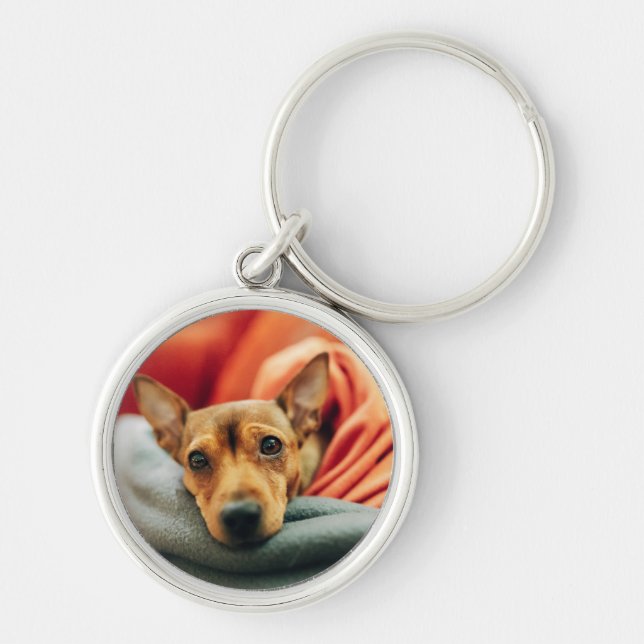 Porte-clés Animaux de bébés cutest | Miniature Pinscher (Devant)