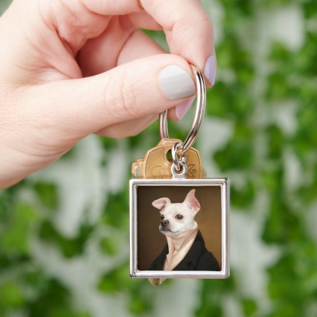 Porte-clés Animaux de bébés cutest | Royal Chihuahua Portrait (main)