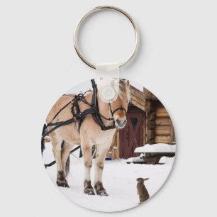 Porte-clés Animaux de ferme parler cheval et lapins