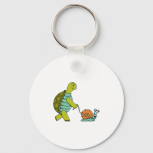 Porte-clés Animaux Drôle Tortue Et Escargot