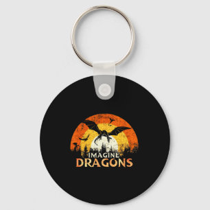 Porte-clés Anime Kawaii Imaginaire Mythique Dragons Imagine V