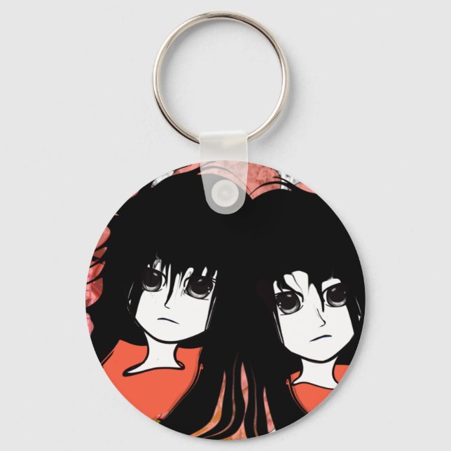 Porte-clés Anime Twins (Recto)