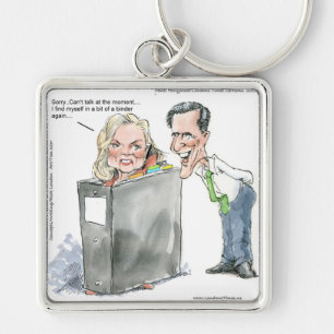 Porte-clés Ann Romney dans un classeur Cadeaux drôles T-shirt