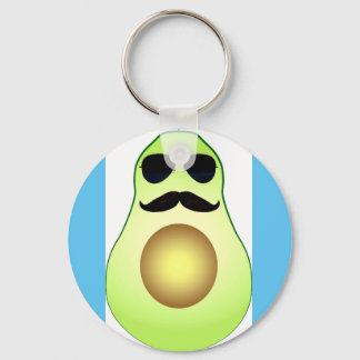Porte-clés anneau à clé cool avocat